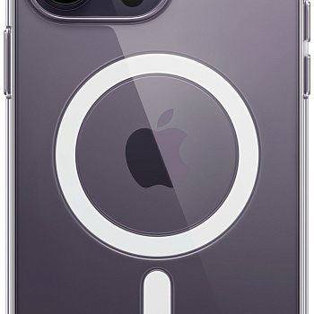 Чехол MagSafe прозрачный на iPhone 14